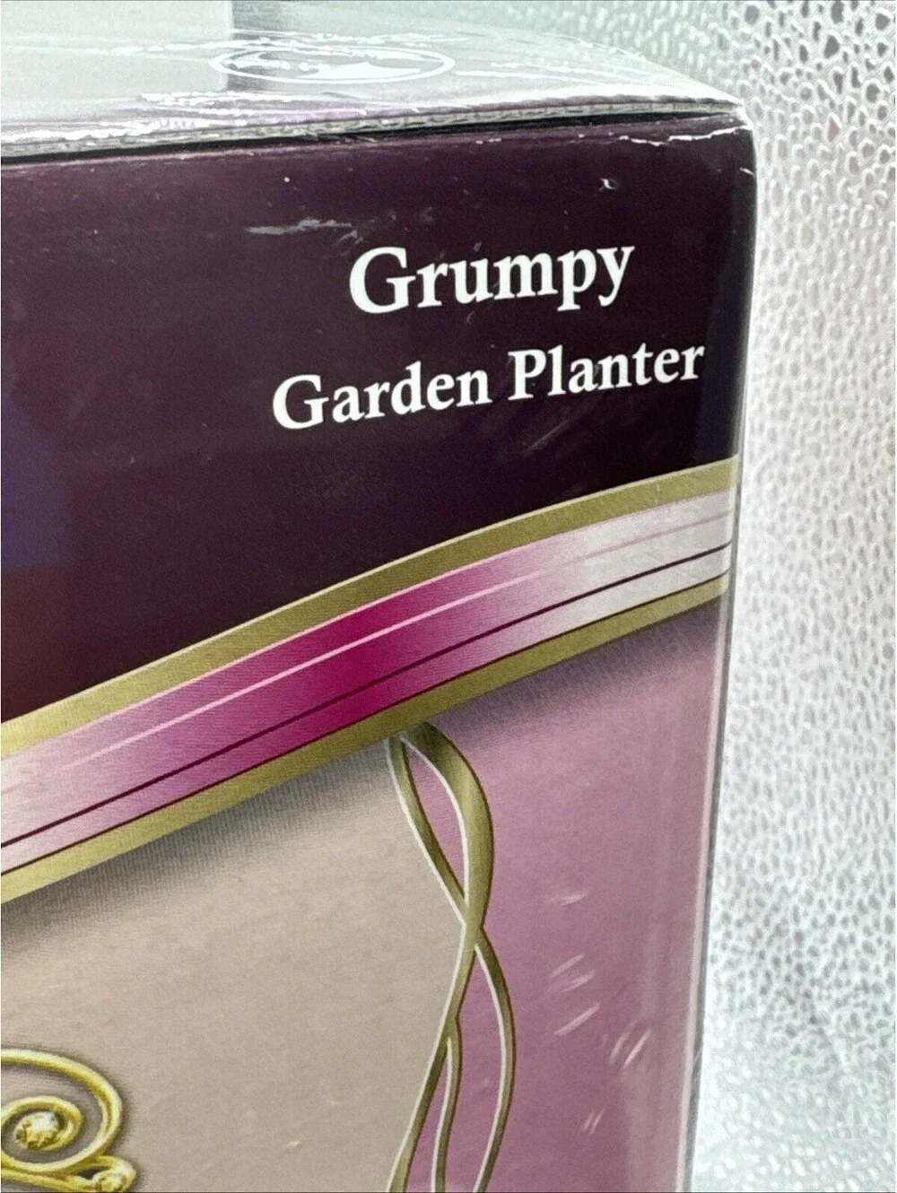Snow Whites Garden Collection Grumpy Garden  Planter Sealed 2008 Disney Store